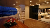 NIRA - Aft Deck in the Evening